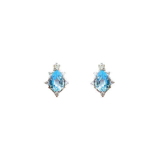 Sky Blue Topano Earrings