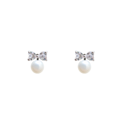 Freshwater Pearl (White) Stud Earrings