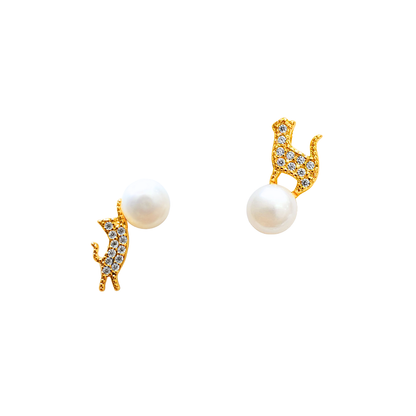 Freshwater Pearl (White) Stud Earrings