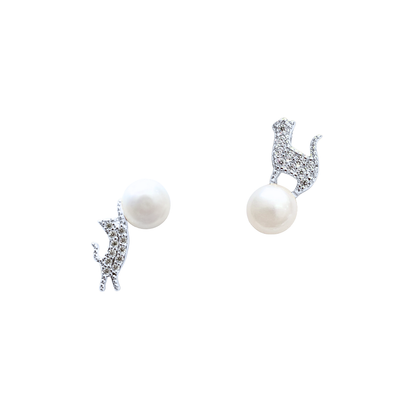 Freshwater Pearl (White) Stud Earrings