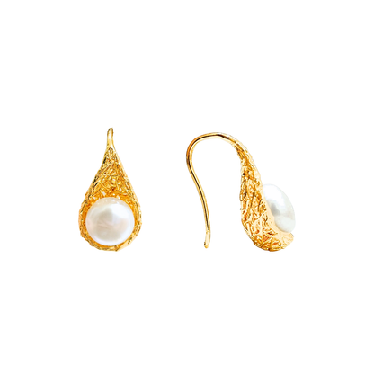 Freshwater Pearl (White) Stud Earrings