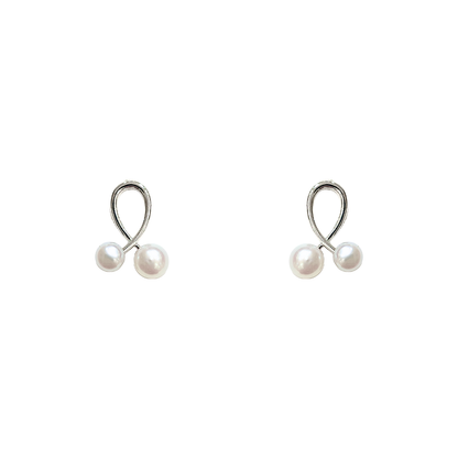 Freshwater Pearl (White) Stud Earrings