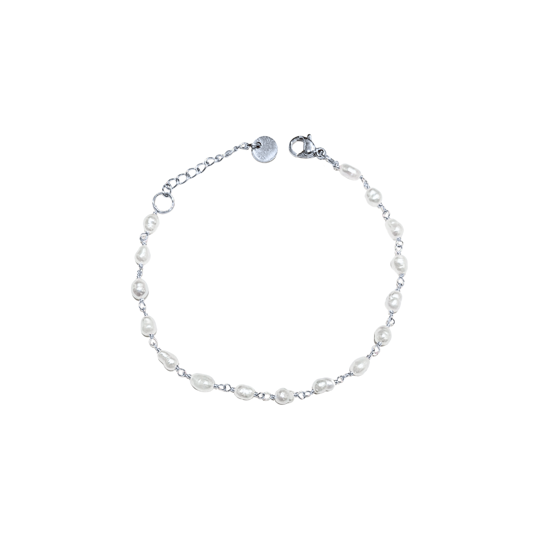 Mini Freshwater Pearl Beads Retractable Bracelet