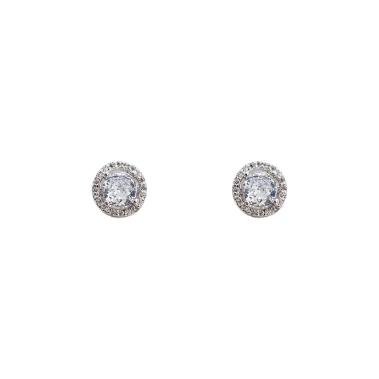 Lace high carbon diamond lace earrings
